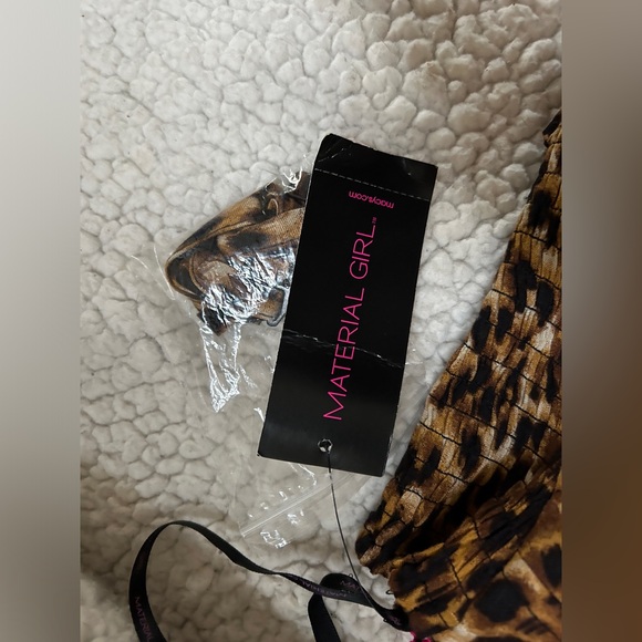 NWT Material Girl Cheetah Print Mini Dress- Size XS - Picture 3 of 4